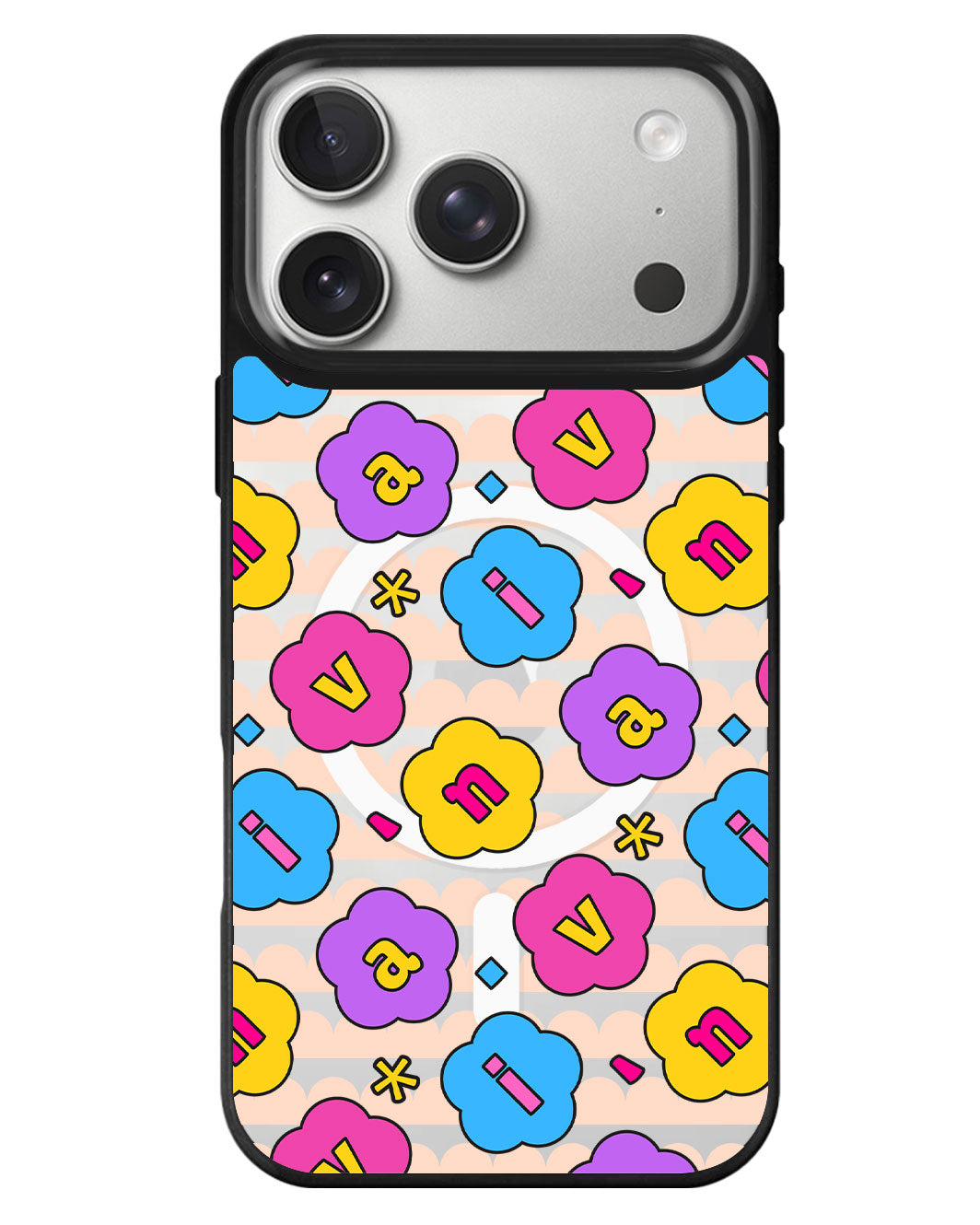 iPhone Rearguard MagSwap - Flower Petals Monogram 4.0