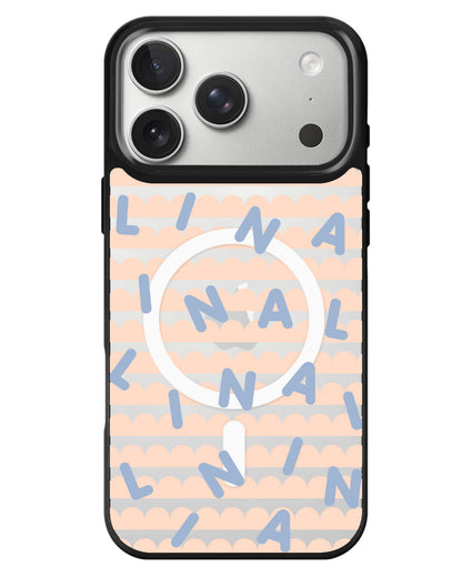 iPhone Rearguard MagSwap - Monogram 2.0 Blue
