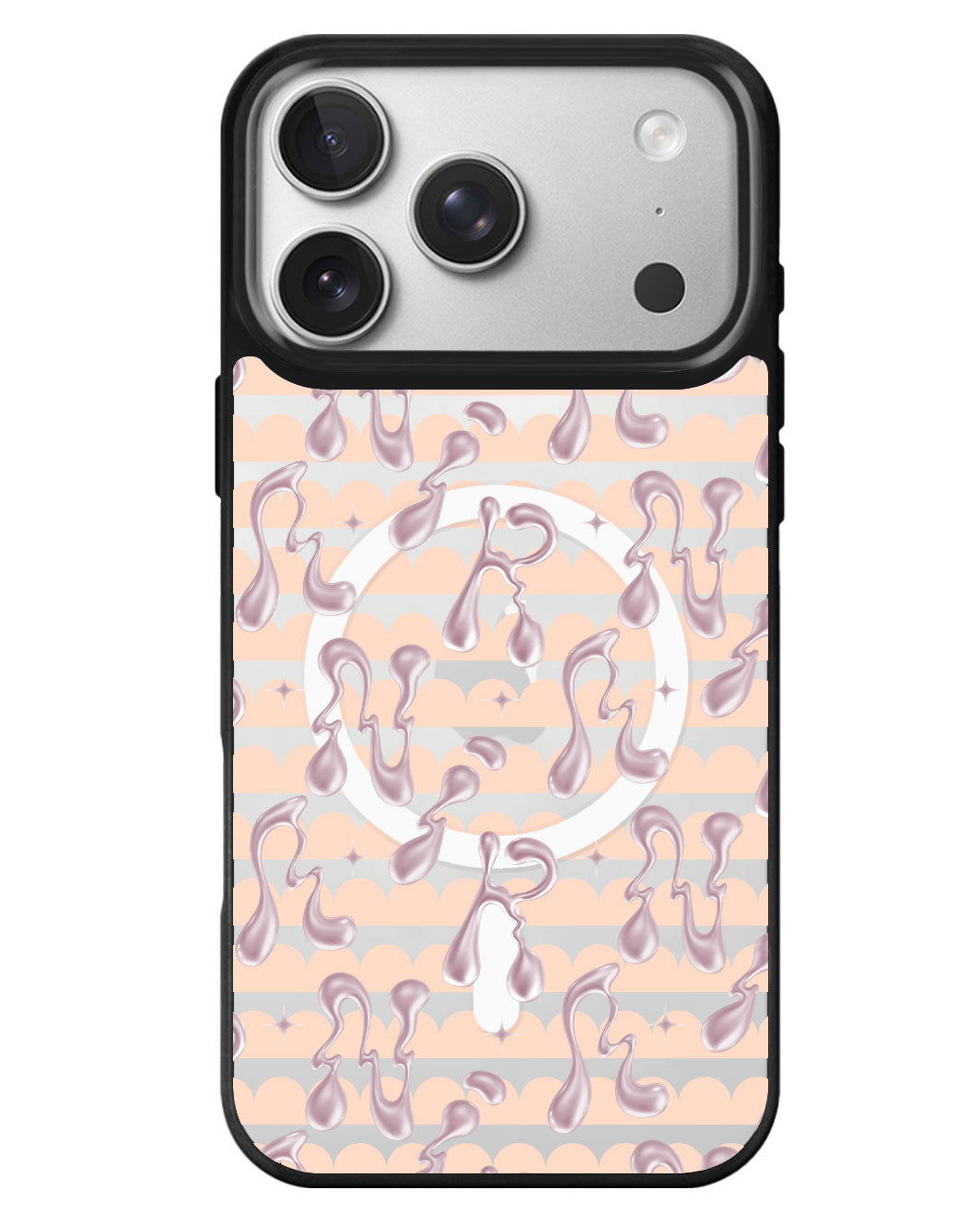 iPhone Rearguard MagSwap - Pink Chrome Monogram 2.0