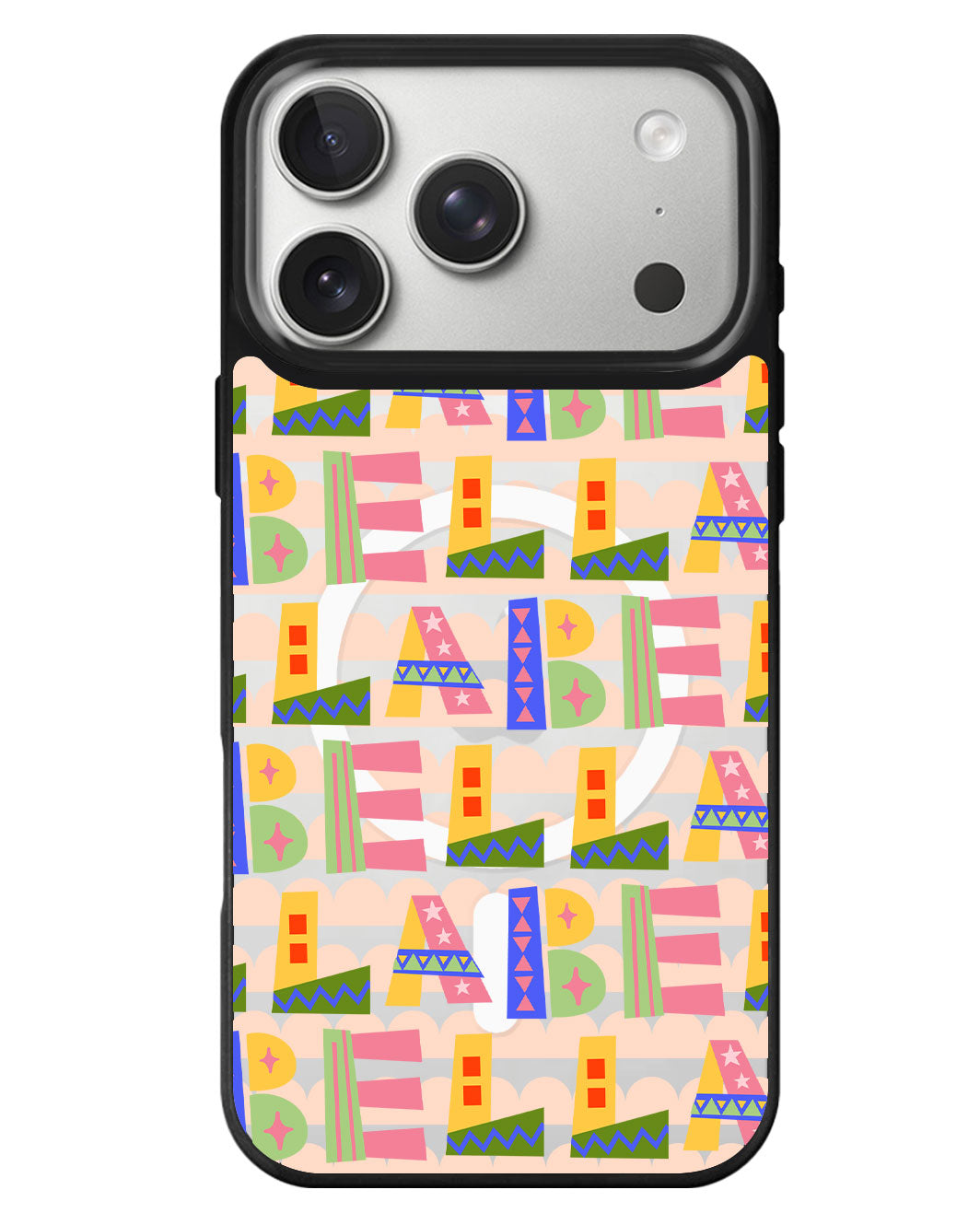 iPhone Rearguard MagSwap - Playful Monogram 5.0