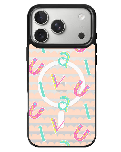 iPhone Rearguard MagSwap - Playful Monogram 6.0