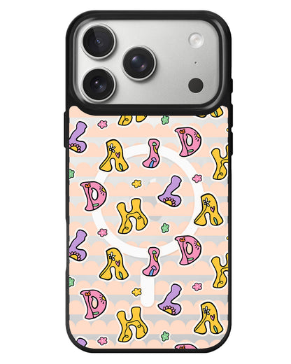 iPhone Rearguard MagSwap - Playful Monogram 7.0