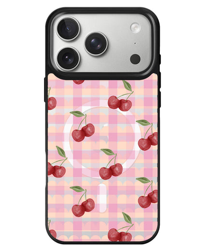 iPhone Rearguard MagSwap - Cherry Tartan