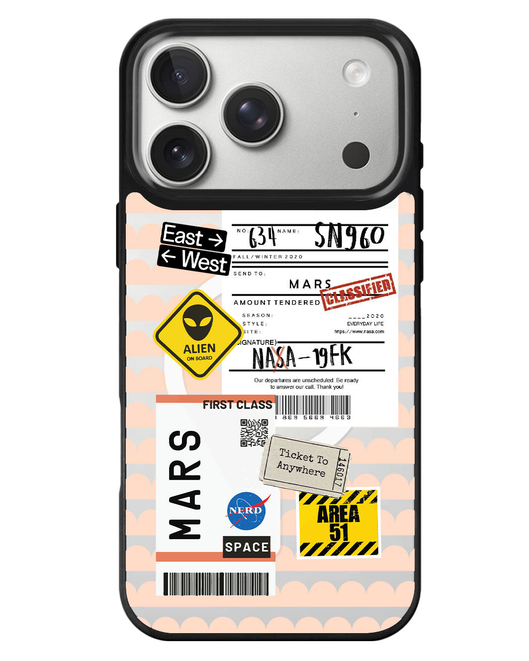 iPhone Rearguard MagSwap - Ticket To Mars