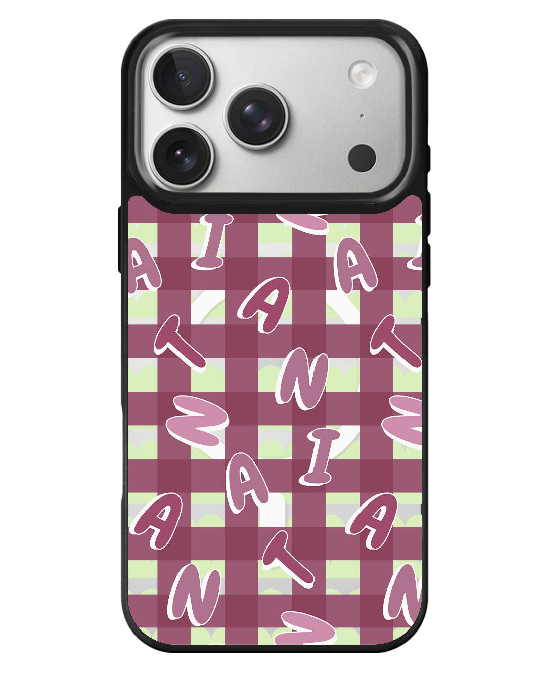 iPhone Rearguard MagSwap - Checkered Monogram 2.0