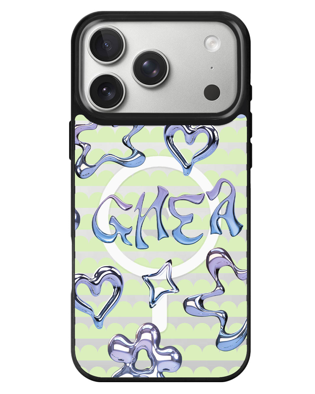 iPhone Rearguard MagSwap - Chrome Monogram 1.0