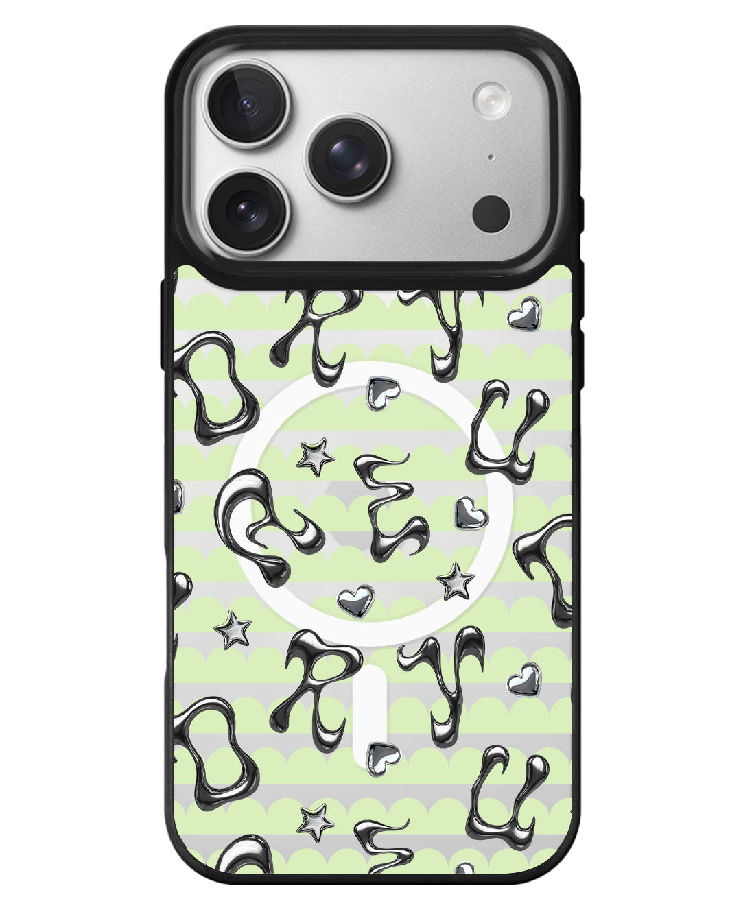 iPhone Rearguard MagSwap - Chrome Monogram 2.0