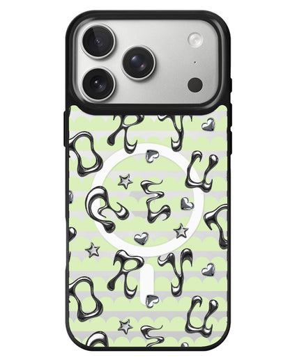 iPhone Rearguard MagSwap - Chrome Monogram 2.0