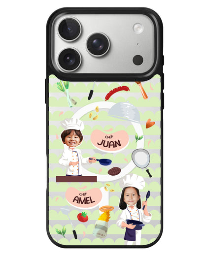 iPhone Rearguard MagSwap - Face Grid Dream Chef