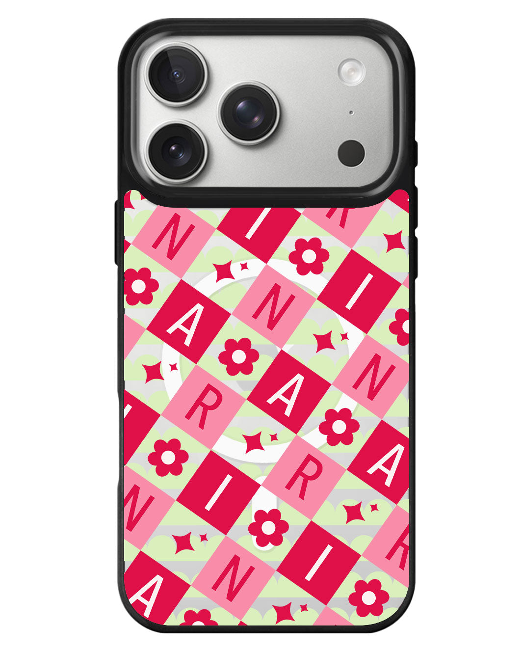 iPhone Rearguard MagSwap - Flower Grid Monogram 1.0