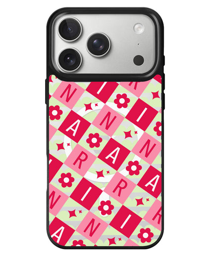 iPhone Rearguard MagSwap - Flower Grid Monogram 1.0
