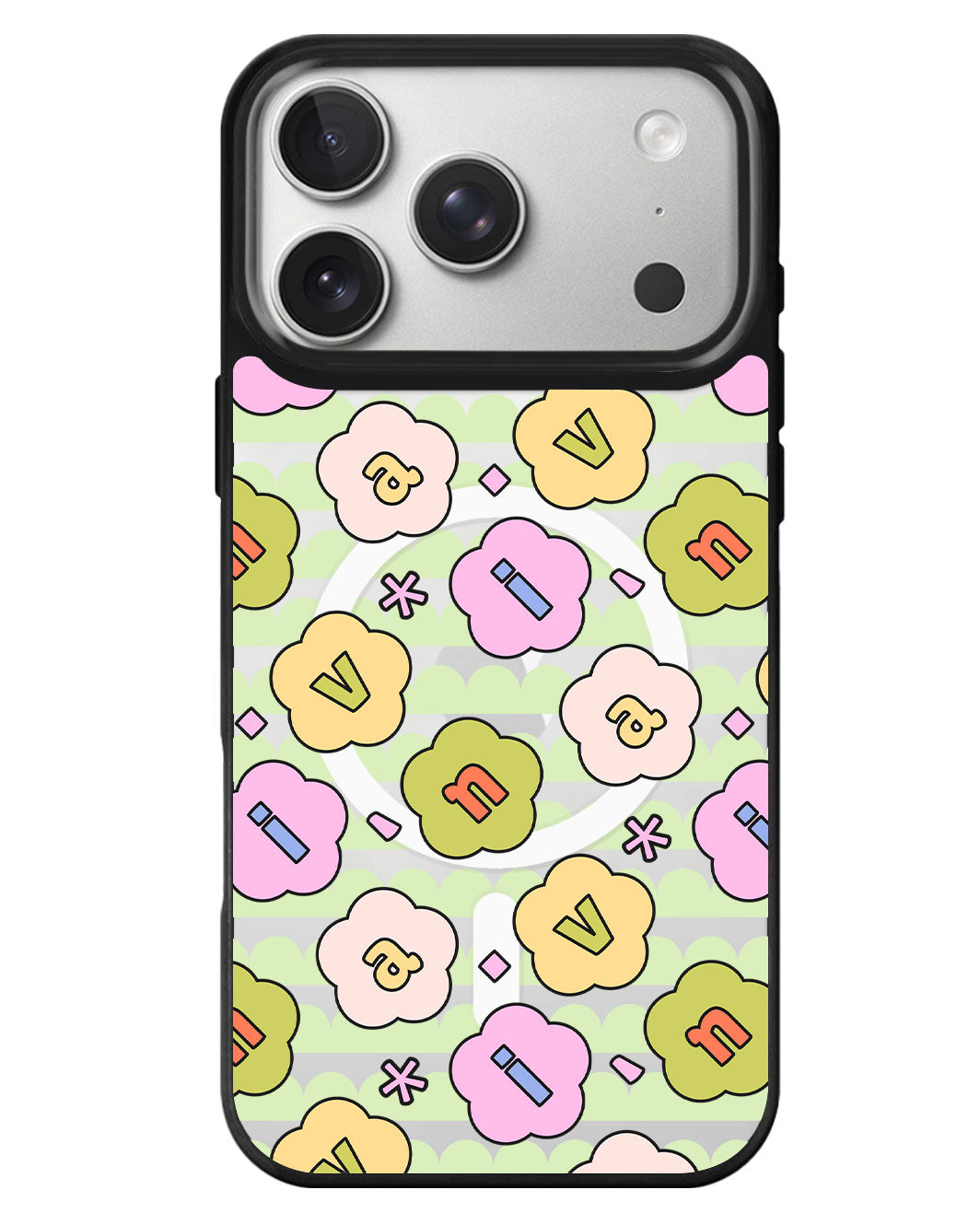 iPhone Rearguard MagSwap - Flower Petals Monogram 1.0