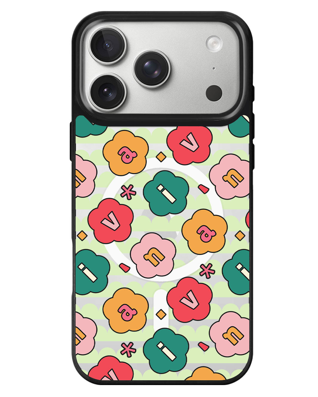 iPhone Rearguard MagSwap - Flower Petals Monogram 3.0