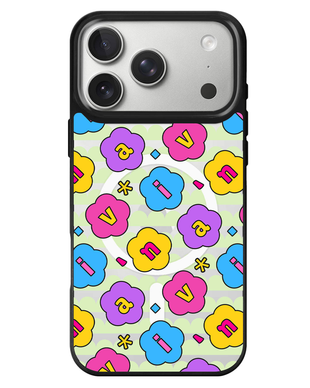 iPhone Rearguard MagSwap - Flower Petals Monogram 4.0