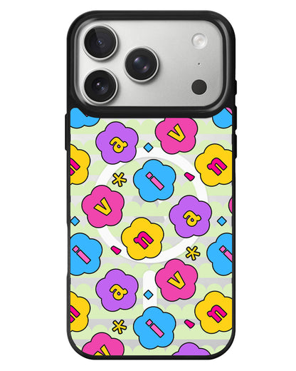 iPhone Rearguard MagSwap - Flower Petals Monogram 4.0