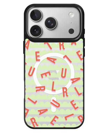 iPhone Rearguard MagSwap - Monogram 1.0 Coral
