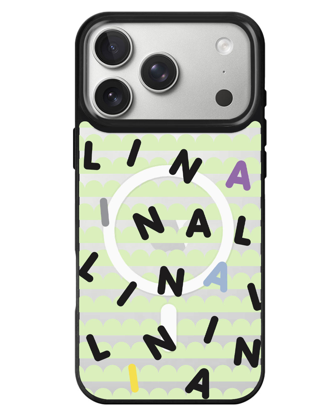 iPhone Rearguard MagSwap - Monogram 2.0 Hitam