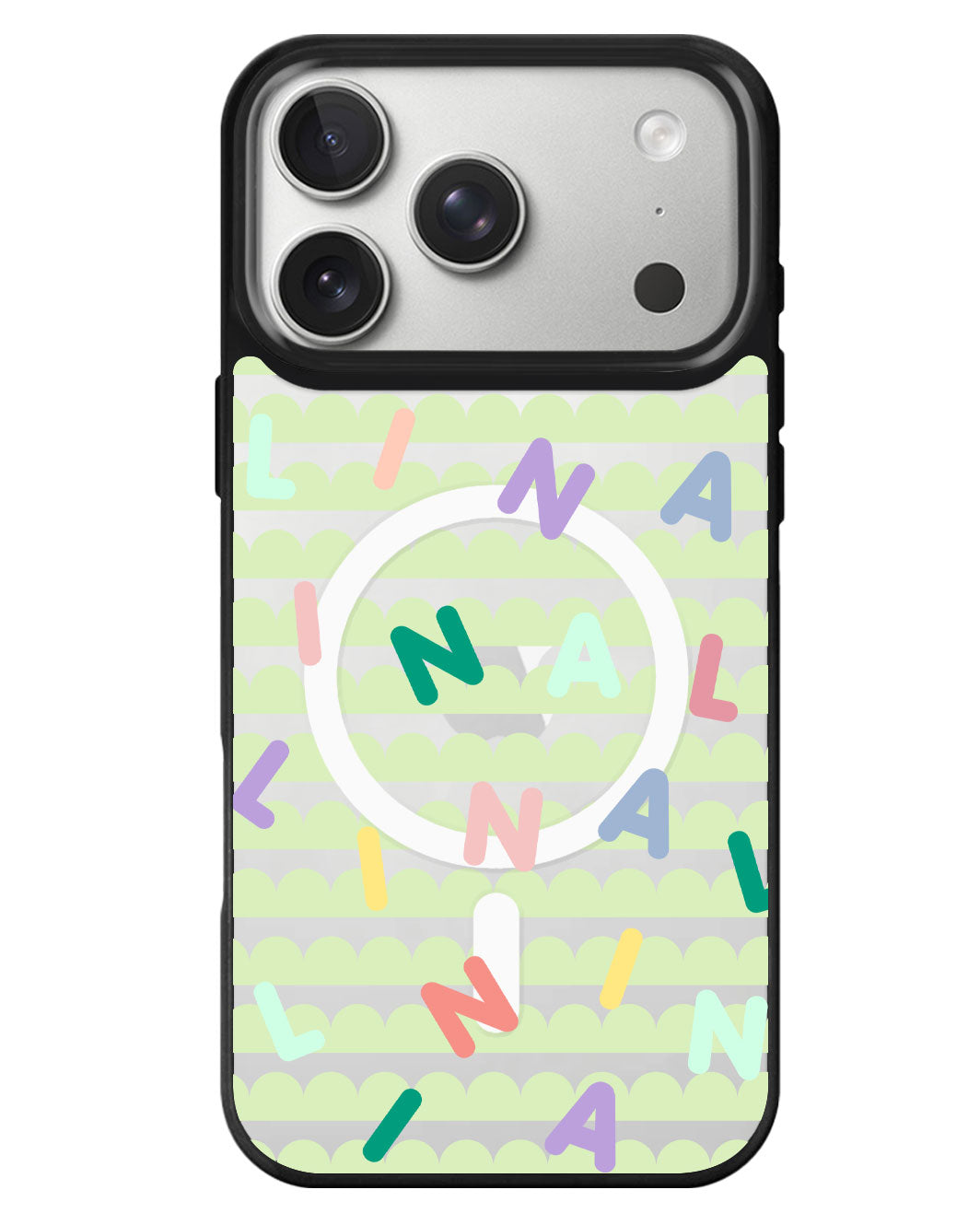 iPhone Rearguard MagSwap - Monogram 2.0 Rainbow
