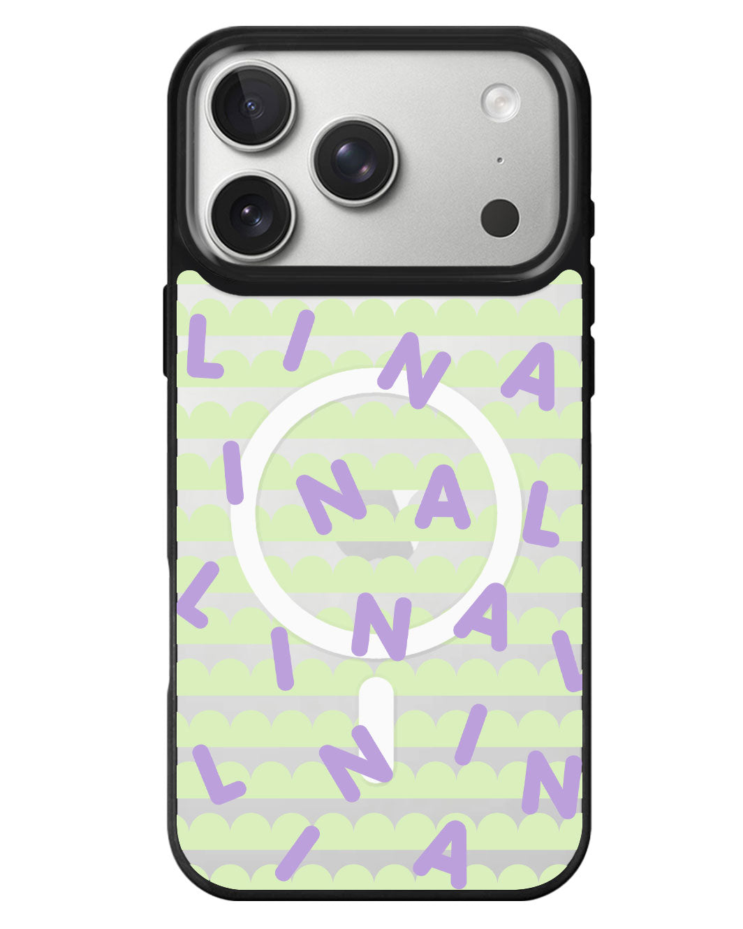 iPhone Rearguard MagSwap - Monogram 2.0 Ungu