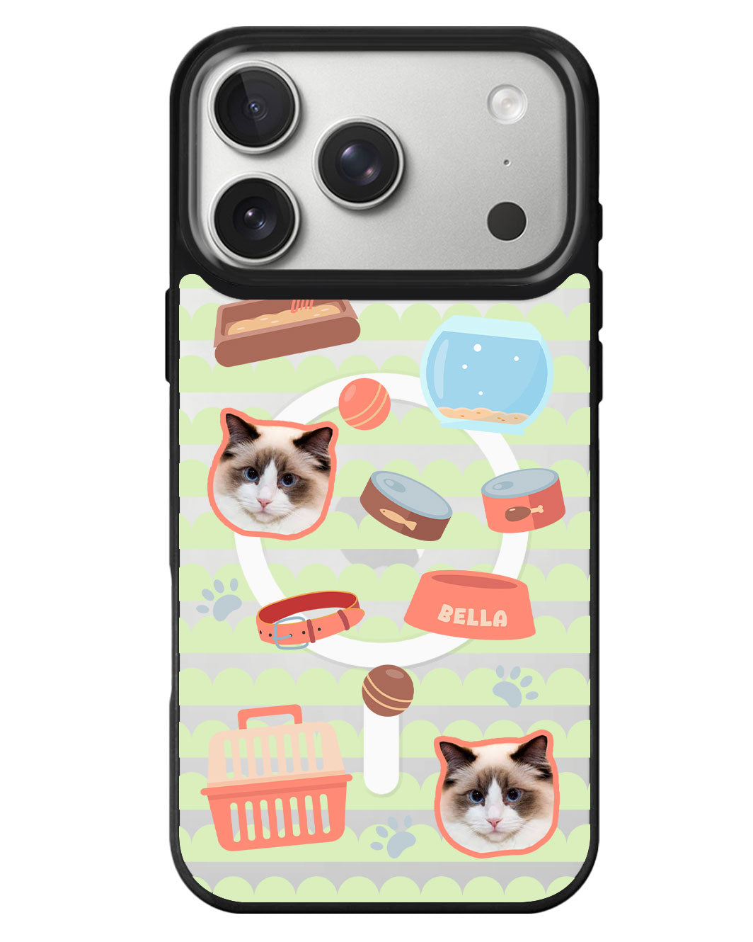 iPhone Rearguard MagSwap - Pet Grid Kitty Cozy Corner