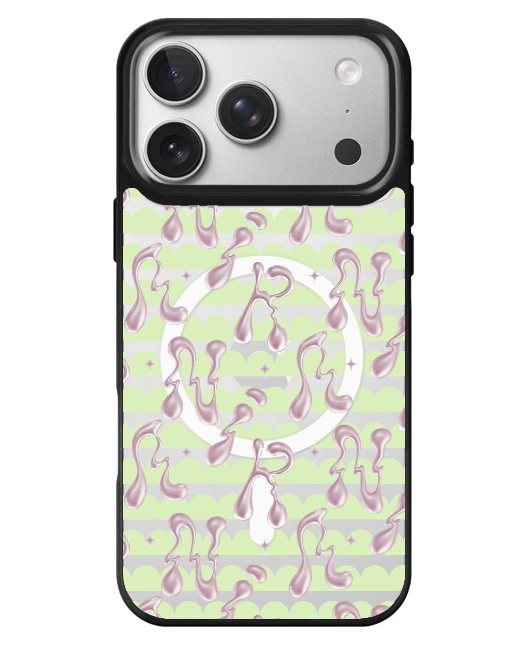 iPhone Rearguard MagSwap - Pink Chrome Monogram 2.0