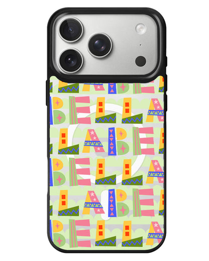iPhone Rearguard MagSwap - Playful Monogram 5.0
