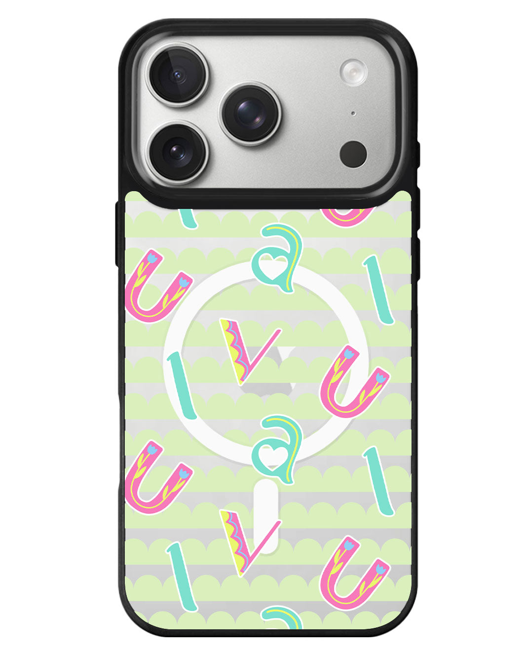 iPhone Rearguard MagSwap - Playful Monogram 6.0