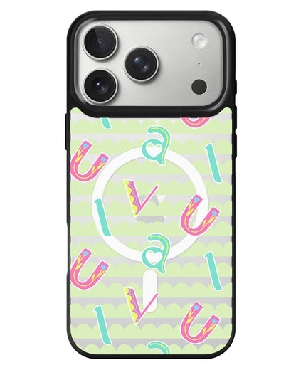 iPhone Rearguard MagSwap - Playful Monogram 6.0
