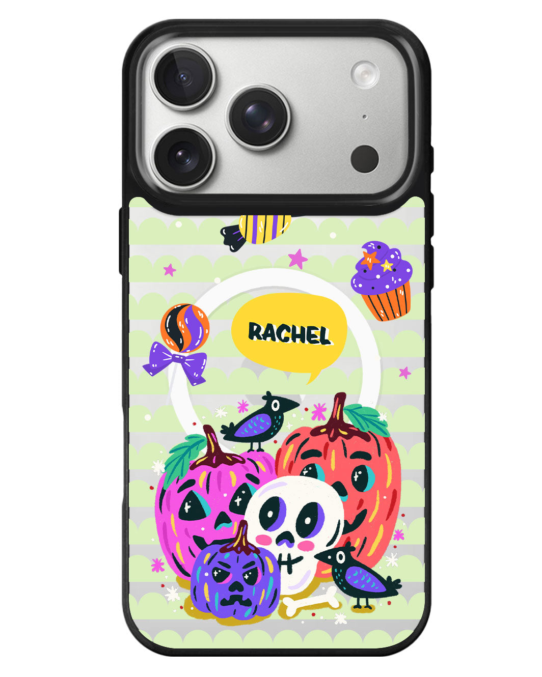 iPhone Rearguard MagSwap - Pumpkins Monster