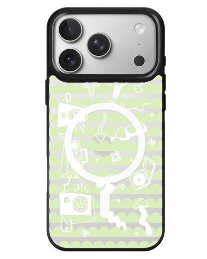 iPhone Rearguard MagSwap - Rock N Roll White