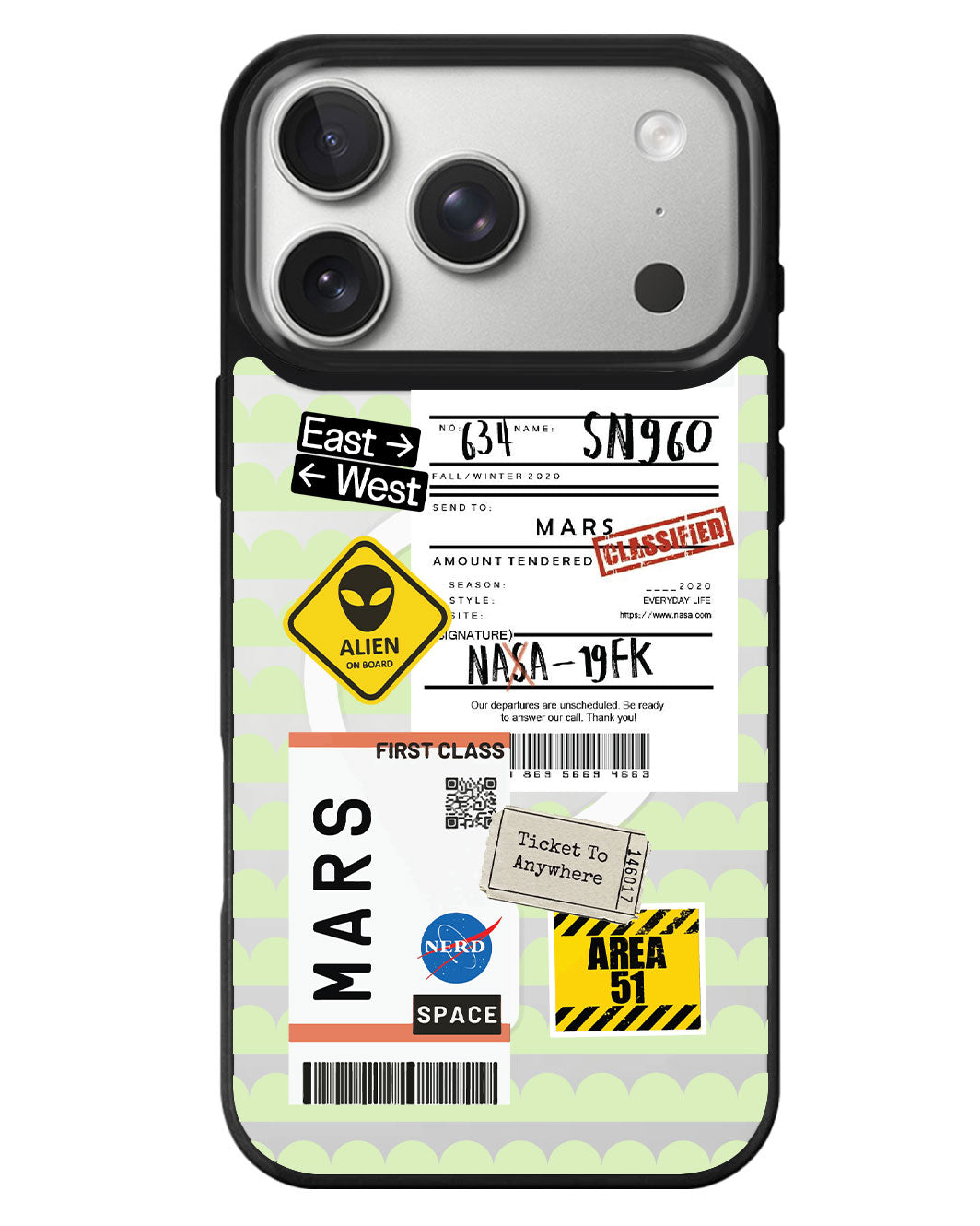 iPhone Rearguard MagSwap - Ticket To Mars