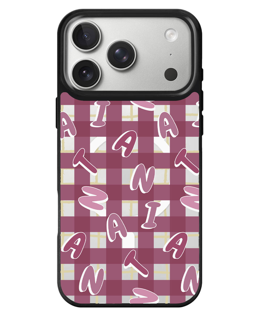 iPhone Rearguard MagSwap - Checkered Monogram 2.0