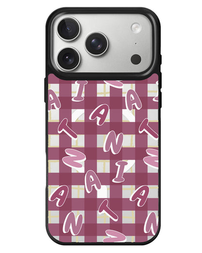 iPhone Rearguard MagSwap - Checkered Monogram 2.0