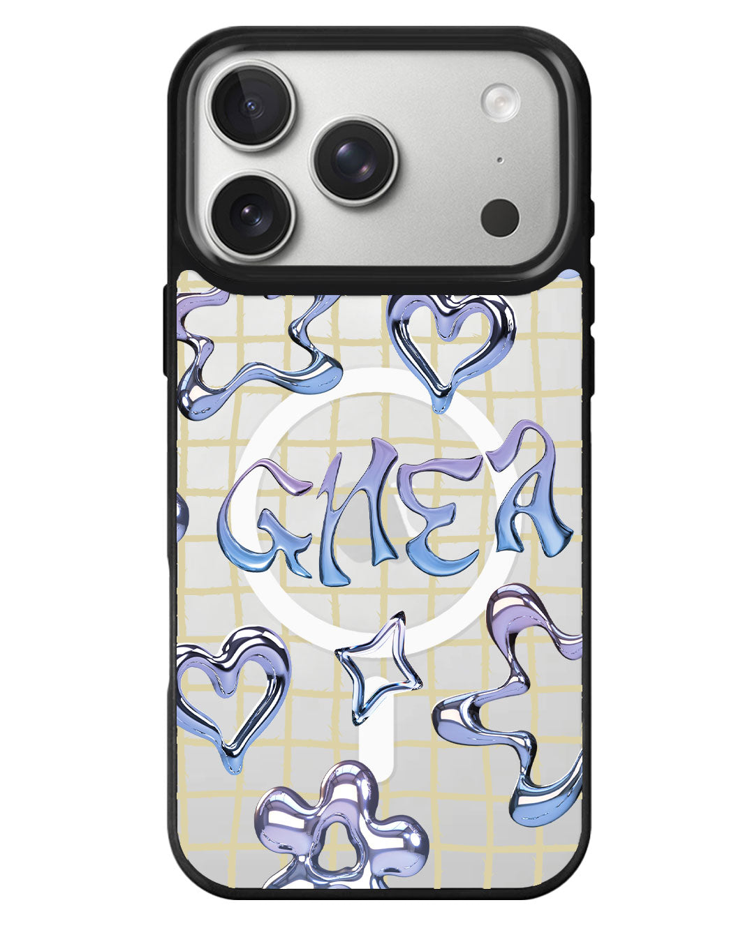 iPhone Rearguard MagSwap - Chrome Monogram 1.0