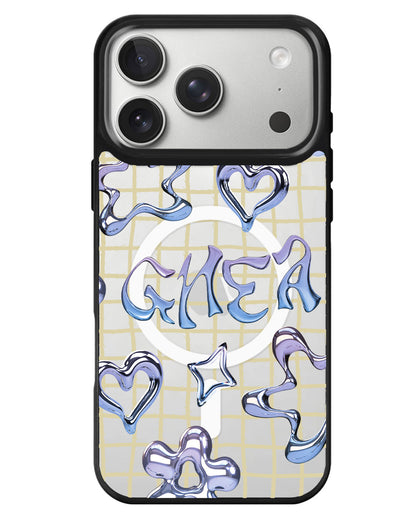 iPhone Rearguard MagSwap - Chrome Monogram 1.0