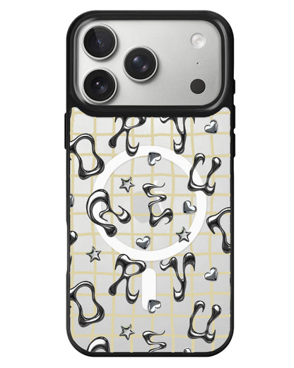 iPhone Rearguard MagSwap - Chrome Monogram 2.0