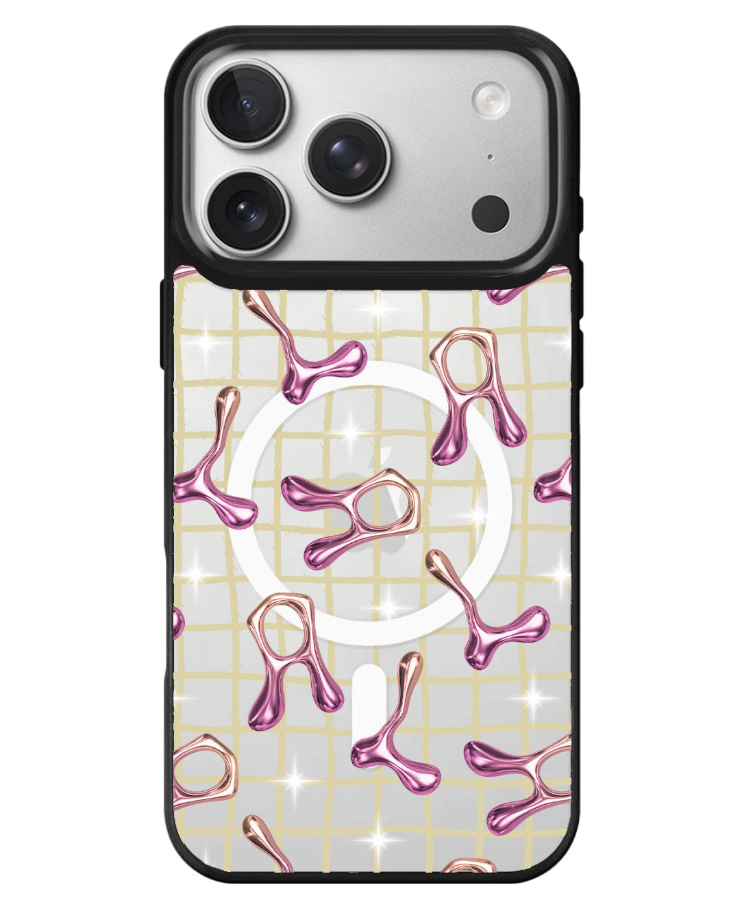 iPhone Rearguard MagSwap - Chrome Monogram 3.0
