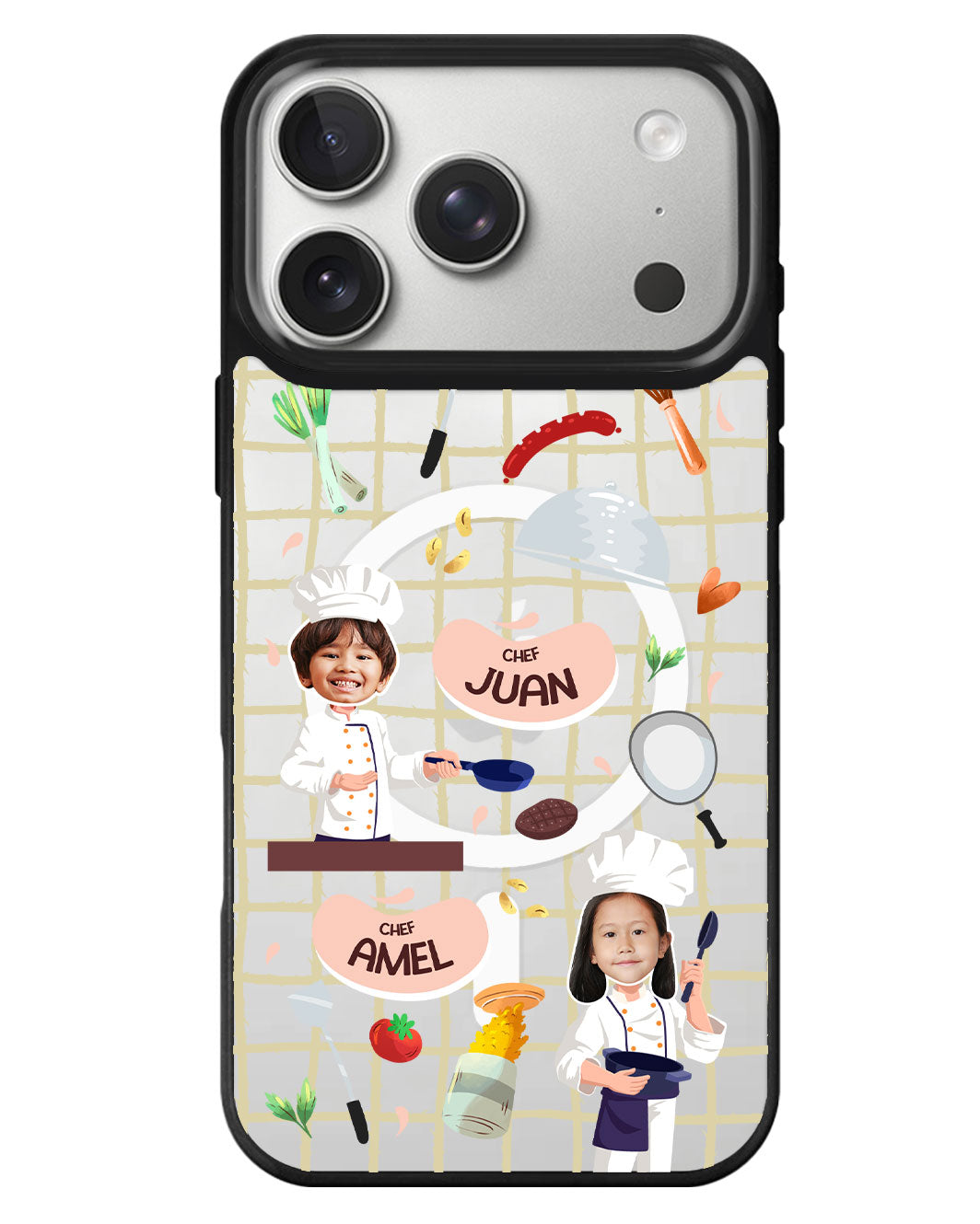 iPhone Rearguard MagSwap - Face Grid Dream Chef