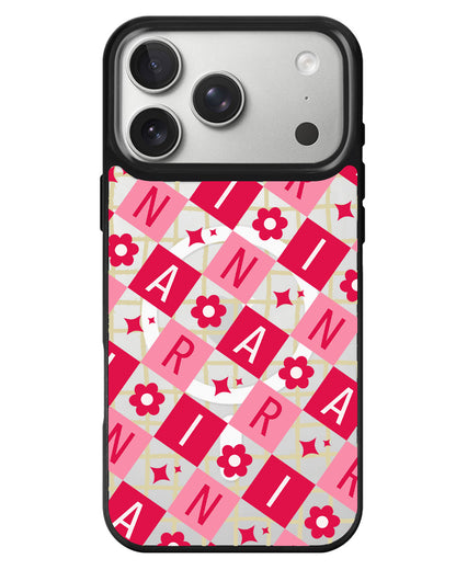 iPhone Rearguard MagSwap - Flower Grid Monogram 1.0