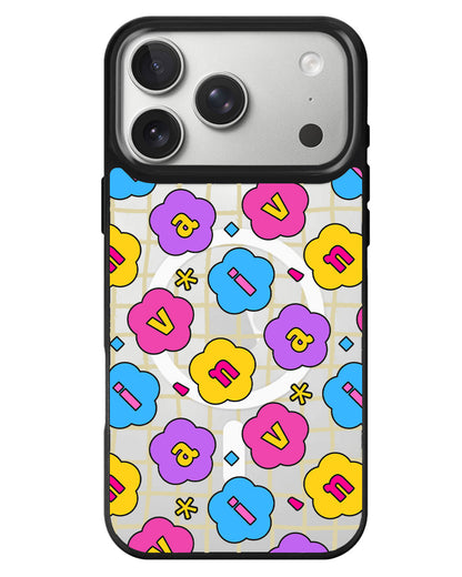 iPhone Rearguard MagSwap - Flower Petals Monogram 4.0