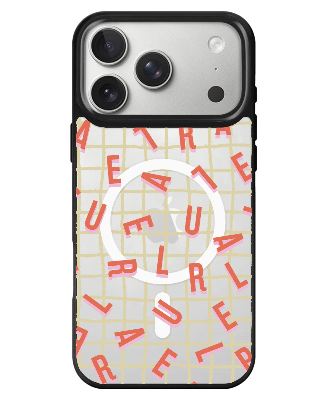 iPhone Rearguard MagSwap - Monogram 1.0 Coral