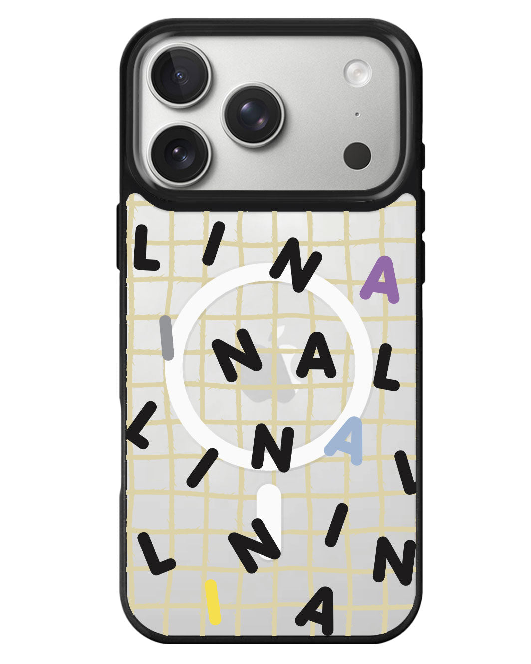iPhone Rearguard MagSwap - Monogram 2.0 Hitam