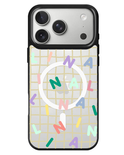 iPhone Rearguard MagSwap - Monogram 2.0 Rainbow