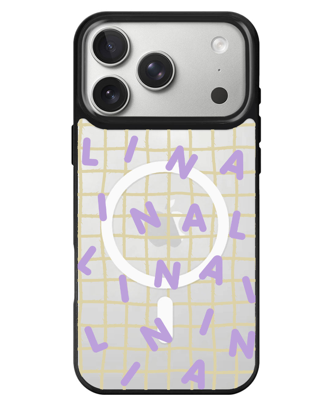 iPhone Rearguard MagSwap - Monogram 2.0 Ungu