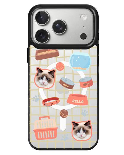 iPhone Rearguard MagSwap - Pet Grid Kitty Cozy Corner