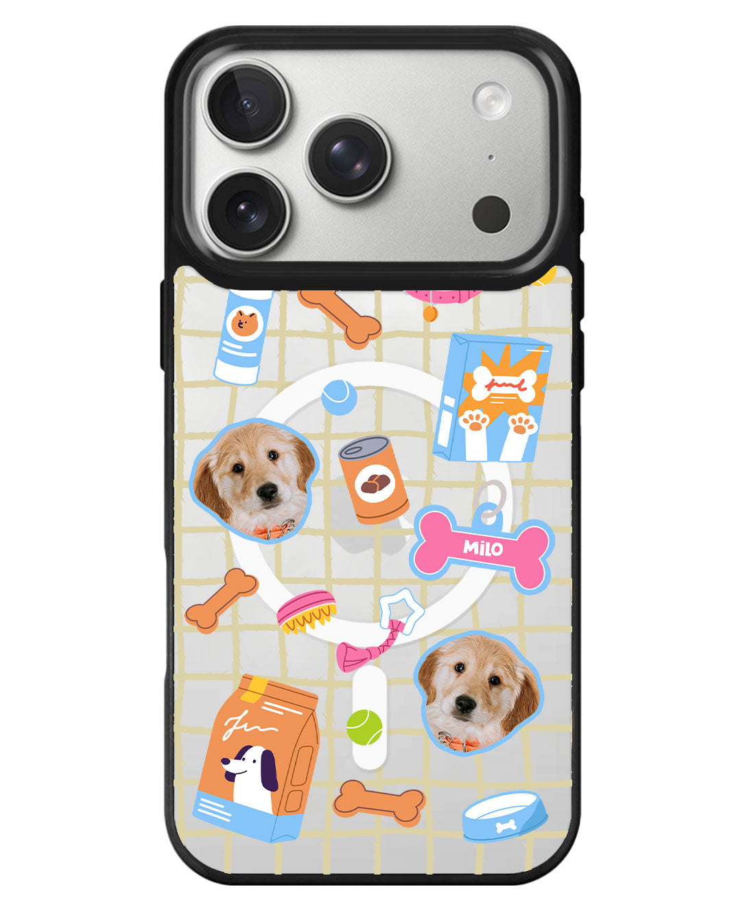 iPhone Rearguard MagSwap - Pet Grid Puppy Sweet Treats
