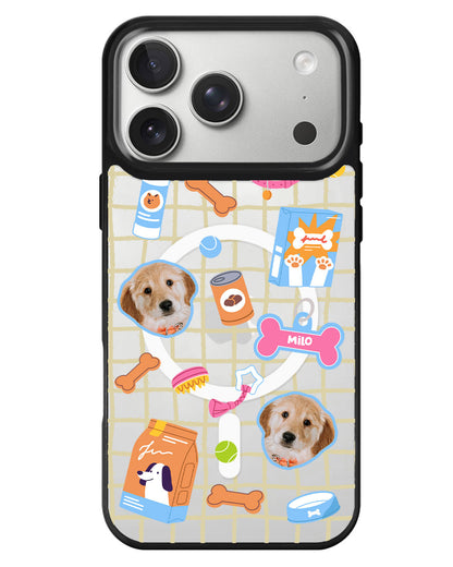iPhone Rearguard MagSwap - Pet Grid Puppy Sweet Treats