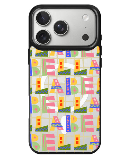 iPhone Rearguard MagSwap - Playful Monogram 5.0