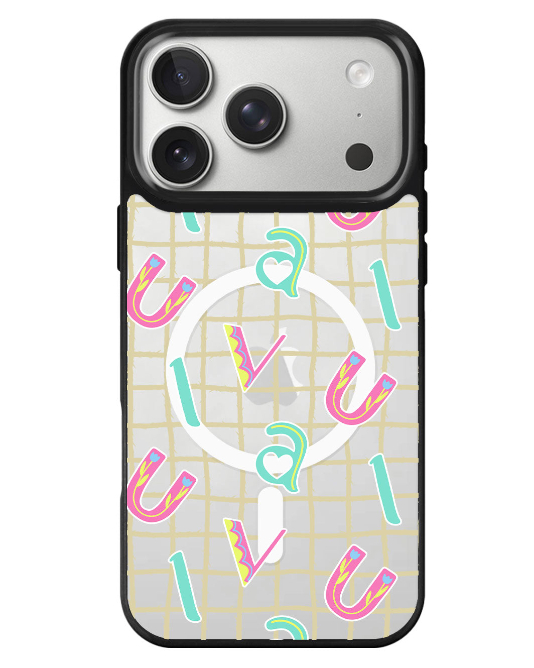 iPhone Rearguard MagSwap - Playful Monogram 6.0