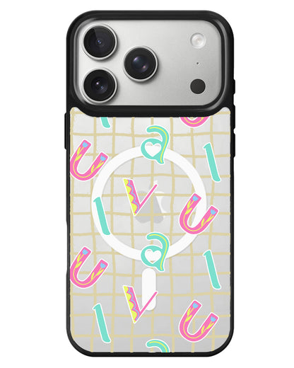 iPhone Rearguard MagSwap - Playful Monogram 6.0
